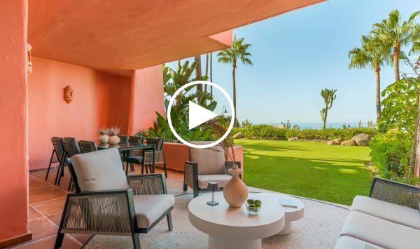 Neue Video - Garten Wohnung mit Meerblick in Cabo Bermejo