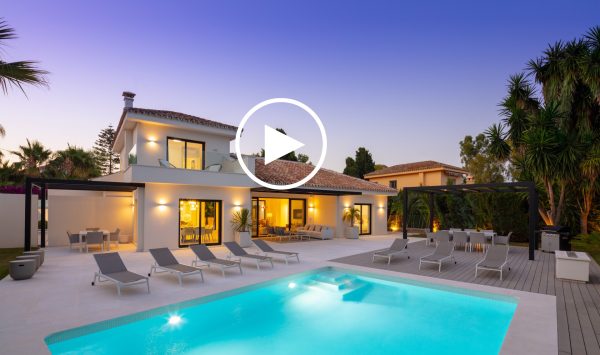 New Video - Exquisite 4 bedroom contemporary Beachside Villa in San Pedro Playa
