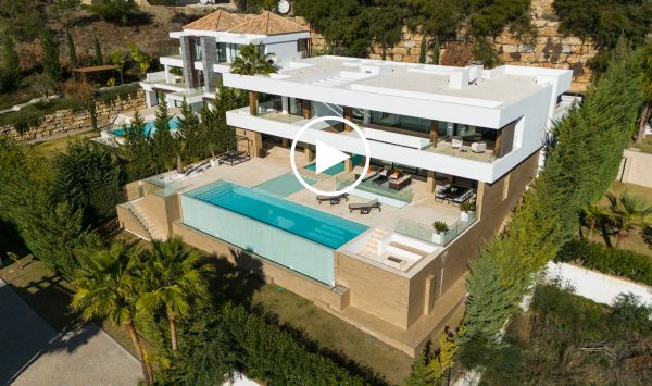 New Video - Modern 5 bedroom Villa with Stunning Views in La Alqueria, Benahavis