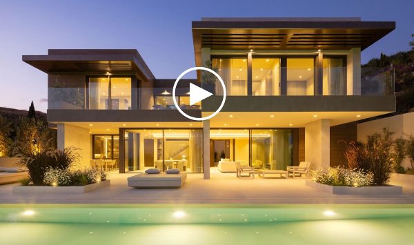 Nouvelle Video - Villa de Luxe Contemporaine avec Vue Panoramique sur la Mer à Los Flamingos, Benahavís